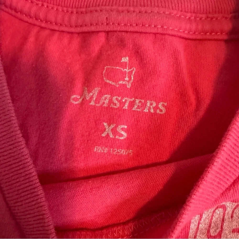 The Masters Pink Golf Youth T-Shirt size xsmall - Picture 3 of 11